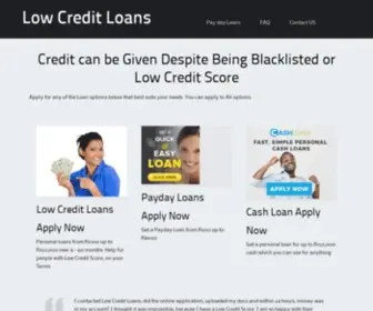 Lowcreditloans.co.za(Low Credit Score Loans) Screenshot