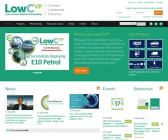 LowcVp.org.uk(Low Carbon Vehicle Partnership) Screenshot
