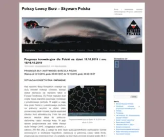 Lowcyburz.pl(Polscy Łowcy Burz) Screenshot