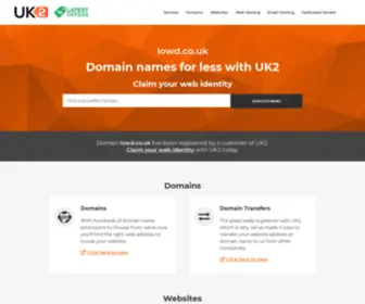 Lowd.co.uk(Your new website) Screenshot