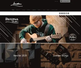 Lowdenguitars.com(Lowden Guitars) Screenshot