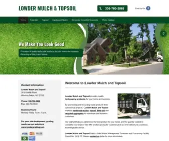 Lowdermulchandtopsoil.com(Lowder Mulch and Topsoil) Screenshot