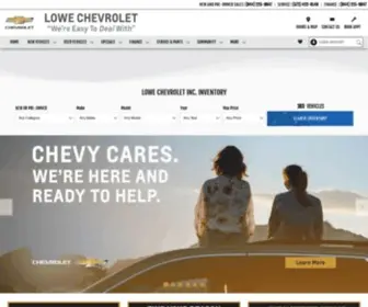 Lowechevy.com(Lowe Chevrolet Inc) Screenshot