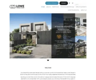 Lowedesignbuild.com.au(Bayside Luxury Home Builders Melbourne) Screenshot