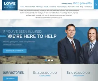 Lowelawgroup.com(Personal Injury Attorneys) Screenshot