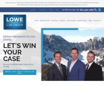 Lowelawgroupnd.com(Personal Injury Attorneys) Screenshot