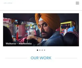 Lowelintas.in(A MullenLowe Lintas Group Website) Screenshot