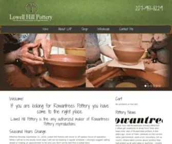 Lowellhillpottery.com(Lowell Hill Pottery) Screenshot