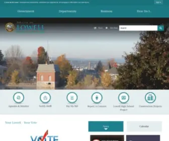 Lowellma.gov(Lowell, MA) Screenshot