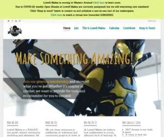 Lowellmakes.com(Learning, Designing & Making) Screenshot