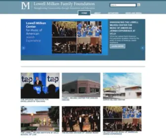 Lowellmilken.org(Lowell Milken Family Foundation) Screenshot