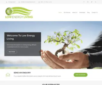 Lowenergyliving.com.au(Low Energy Living) Screenshot