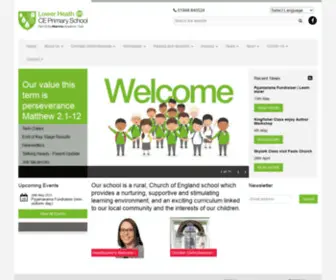 Lowerheath.co.uk(Lower Heath CE Primary School) Screenshot