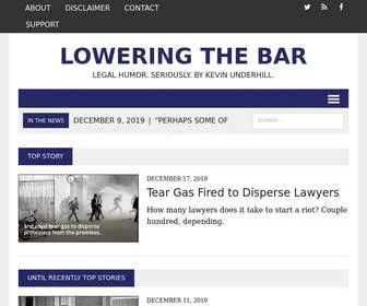 Loweringthebar.net(Legal Humor) Screenshot