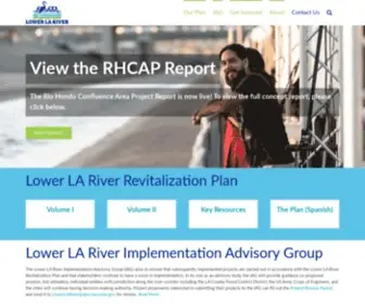 Lowerlariver.org(LOWER LA RIVER REVITALIZATION PLAN) Screenshot