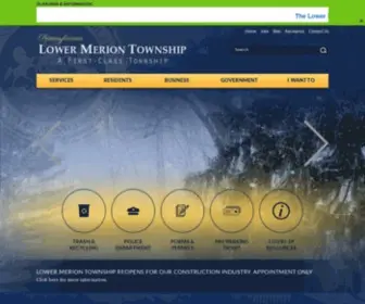 Lowermerion.org(Lower Merion Township) Screenshot