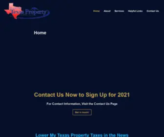 Lowermytexaspropertytaxes.com(Lower My Texas Property Taxes) Screenshot