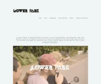 Lowerparkhats.com(Lower Park) Screenshot
