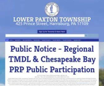 Lowerpaxton-PA.gov(Lower Paxton Township) Screenshot