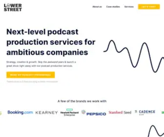 Lowerstreet.co(Podcast Production Services) Screenshot