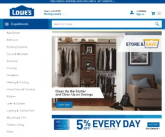 Lowes.com(Shop Memorial Day Deals on Tools) Screenshot