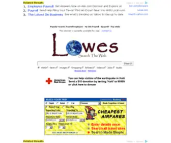 Lowes.net(Employee Payroll) Screenshot
