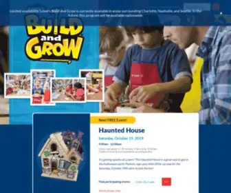 Lowesbuildandgrow.com(BUILD AND GROW) Screenshot