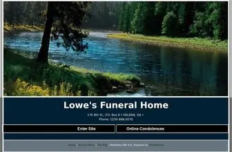 Lowesfuneralhome.net(Lowe's Funeral Home) Screenshot