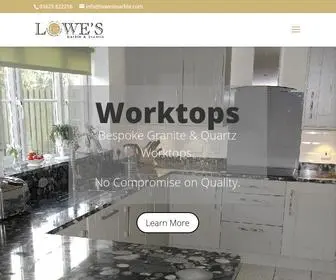 Lowesmarble.com(Lowe's Marble and Granite) Screenshot