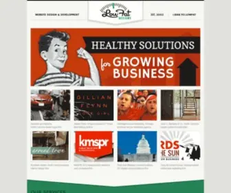 Lowfatdesigns.com(Website design and development by Low Fat Designs) Screenshot