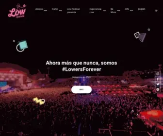 Lowfestival.es(Low Festival) Screenshot