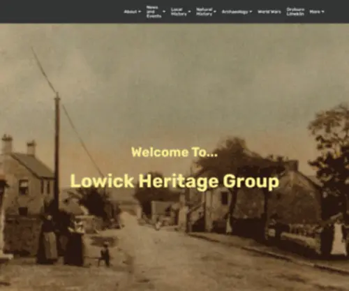 Lowickheritagegroup.org(Lowick Heritage Group) Screenshot
