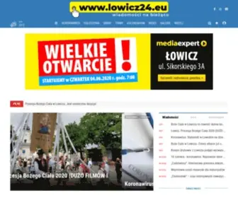 Lowicz24.eu(Owicz, Portal informacyjny miasta i powiatu) Screenshot
