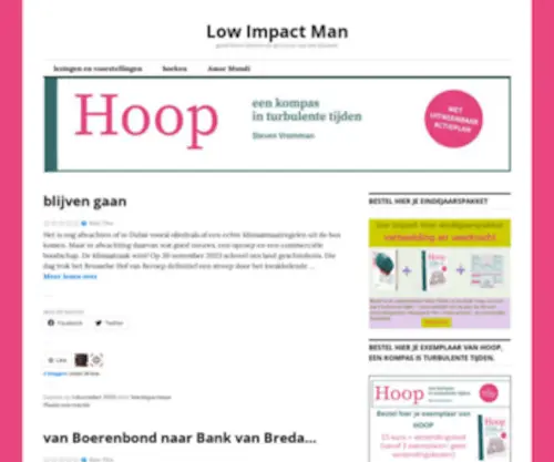 Lowimpactman.be(Low Impact Man) Screenshot