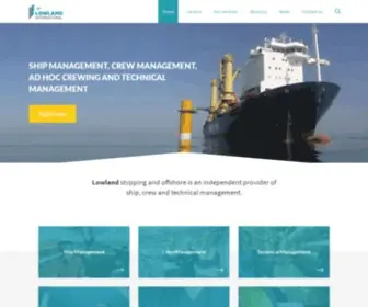 Lowland.com(Lowland shipping and offshore) Screenshot