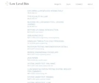 Lowlevelbits.org(Low Level Bits) Screenshot