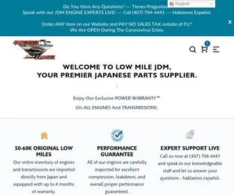 LowmilejDM.com(Low Mile JDM Engines) Screenshot