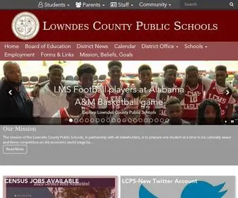 Lowndesboe.org(Lowndes County Public Schools) Screenshot