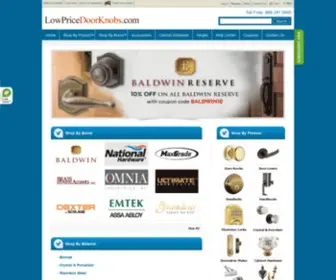 Lowpricedoorknobs.com(Low Price Door Knobs) Screenshot