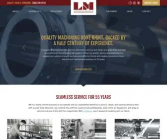 Lowrancemachine.com(Machine Shop) Screenshot