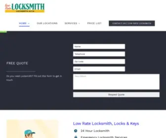 Lowratelocksmith.com(Best Locksmith Sacramento) Screenshot