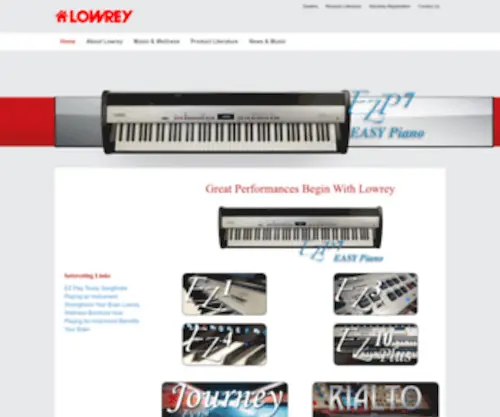 Lowrey.com(Lowrey) Screenshot