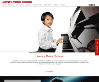 Lowreymusicschool.com.sg(Piano Lessons in Tampines) Screenshot