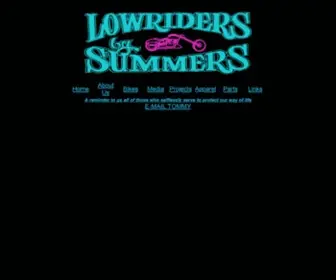 Lowridersbysummers.com(Lowridersbysummers) Screenshot