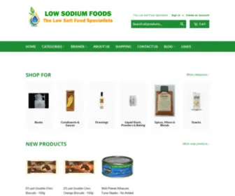 Lowsodiumfoods.com.au(Low Sodium Foods) Screenshot