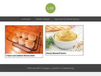 Lowsodiumrecipes.org(Low Sodium Recipes) Screenshot