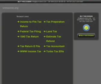 Lowtaxnet.org(Firmengründung) Screenshot