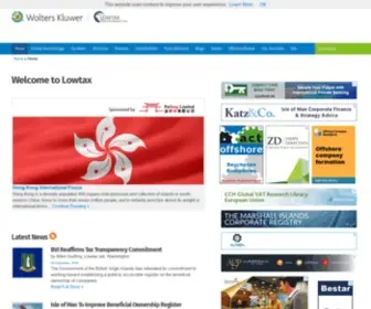 Lowtax.net(Global Tax & Business Portal) Screenshot