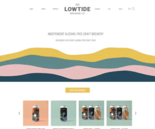 Lowtidebrewingco.com(Independent alcohol free craft beer brewery) Screenshot