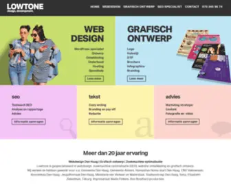 Lowtone.nl(Lowtone Webdesign Den Haag: meer dan 20 jaar dé specialist) Screenshot